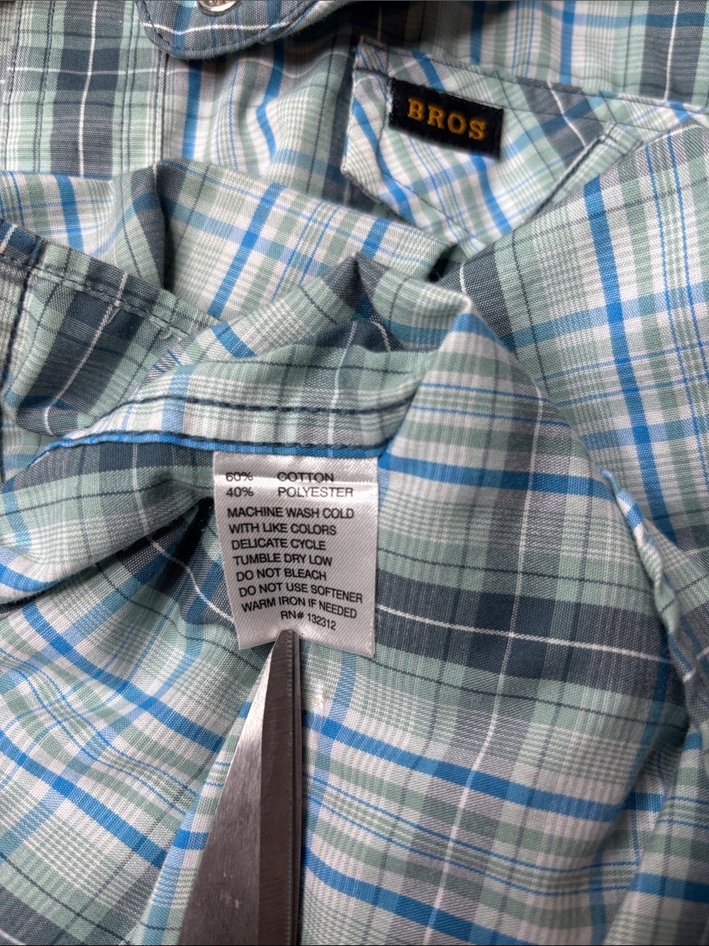Men’s Howler Brothers H Bar B Tech L/S Button Down Pearl Snap Shirt Size XL - Picture 5 of 10
